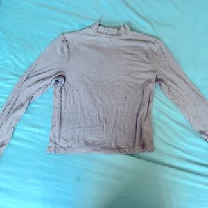 Green/Grey cropped long sleeve
